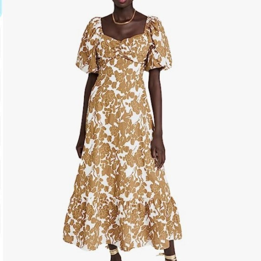 English Factory Women's Floral Print Maxi Dress